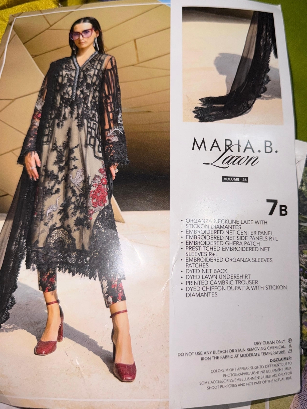 Premium Luxury Lawn '26 by Maria B 3 Piece - Brand New - Authentic - Picture 12 of 12